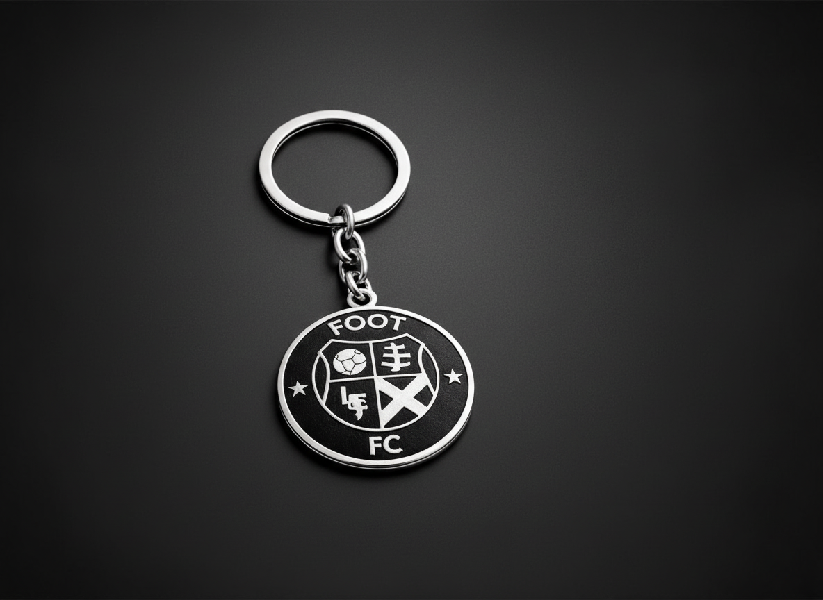 Porte clés argenté